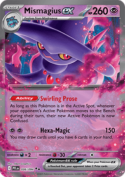 Pokemon TCG Mismagius ex (PFL 036)