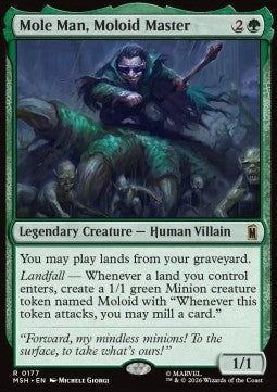 Magic the Gathering Mole Man, Moloid Master (MSH 0177)