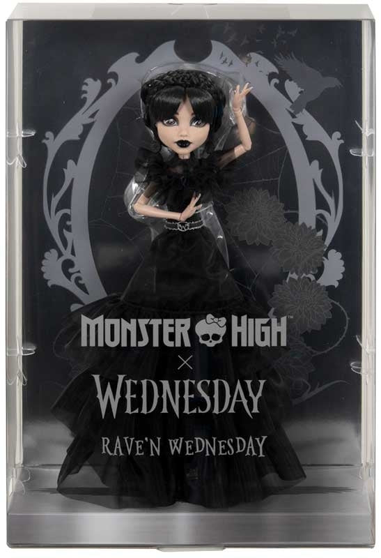 Monster High Wednesday Adams Rave'n Dress Doll