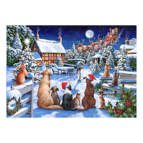 Santa Paws BIG 500 Puzzle