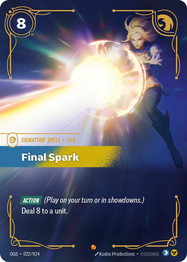Riftbound - Final Spark (OGS 022/024) [Foil Promo]