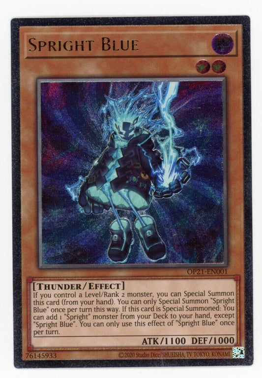 Yu-Gi-Oh - Spright Blue - Ultimate Rare OP21-EN001