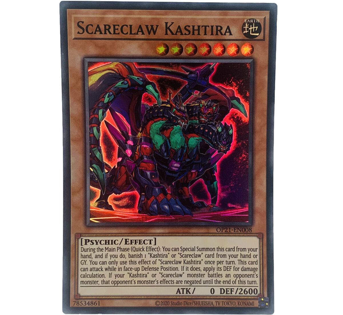 YU-GI-OH! TCG - Scareclaw Kashtira - OP21 EN008 Super Rare