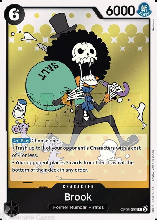 One Piece TCG - Brook - OP06-092