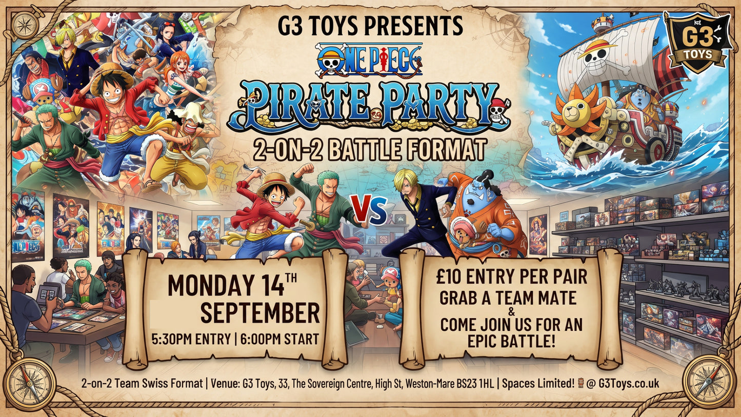 One Piece TCG Pirates Party 2-on-2 Battle format