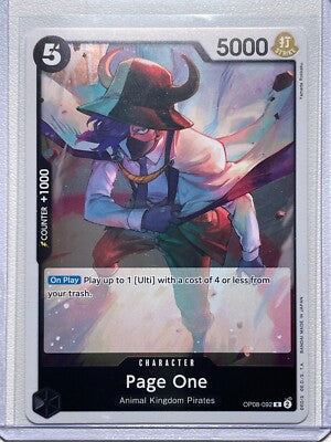 One Piece TCG - Page One - Holo OP08-092 R2