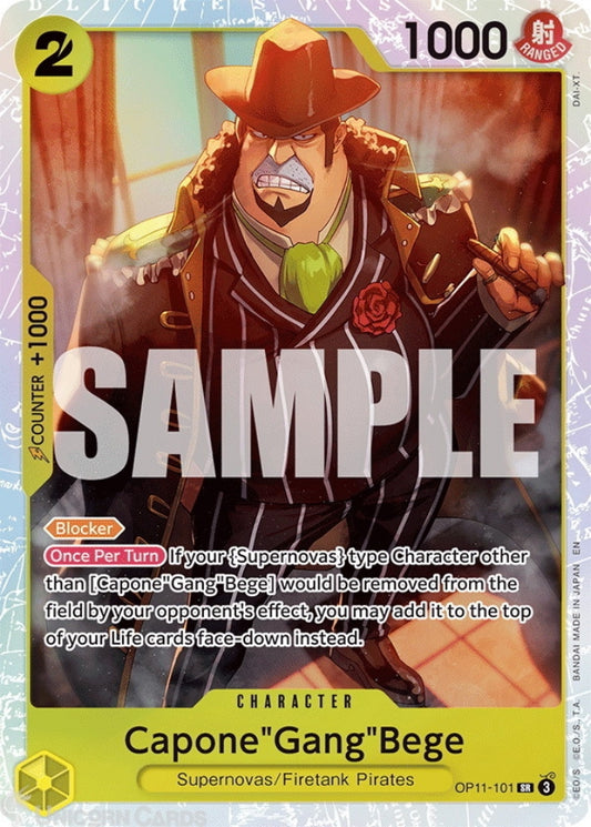 One Piece TCG Capone "Gang" Bege OP11-101