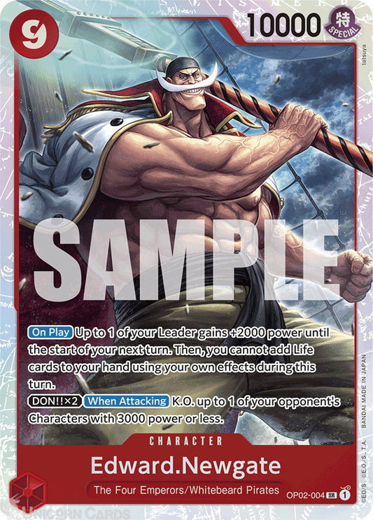 One Piece TCG Edward.Newgate OP02-004