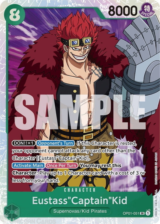 One Piece TCG Eustass "Captain" Kid OP01-051