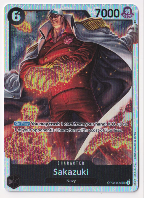 One Piece TCG Sakazuki (OP02-099) (V.1)