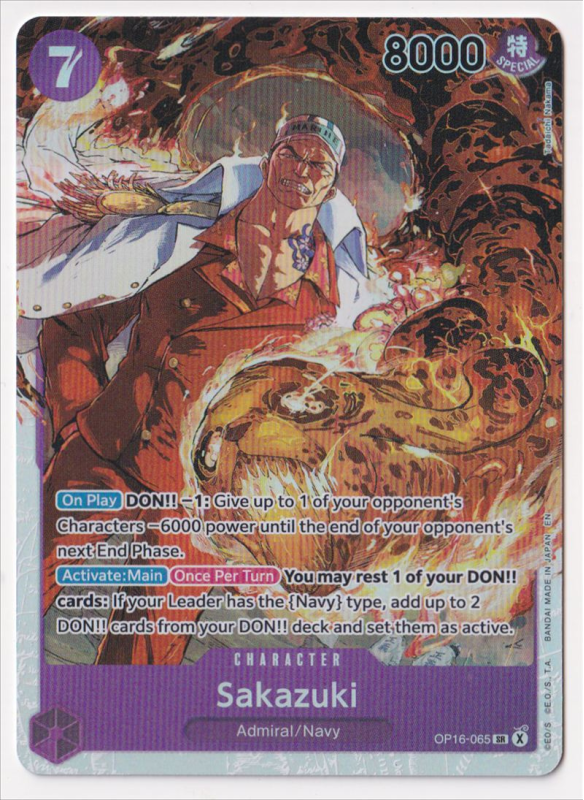 One Piece TCG Sakazuki OP16-065