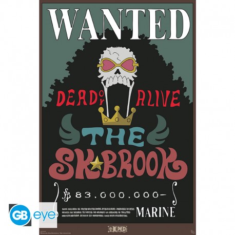 One Piece Wanted Brook Poster