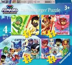 PJ Masks 4 in a Box Jigsaw Puzzle