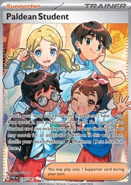Pokemon TCG Paldean Student (PAF 230)