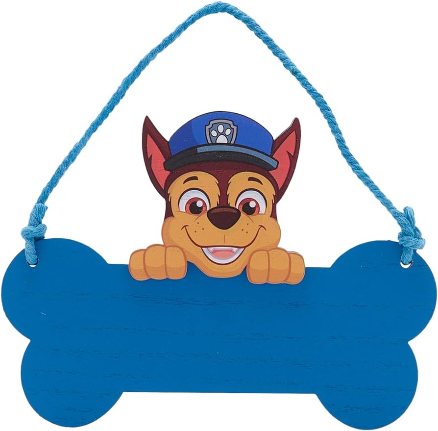 Paw Patrol Hanging Plaque - Chase