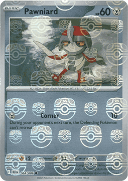 Pokemon TCG Pawniard (xBLK 064) Masterball