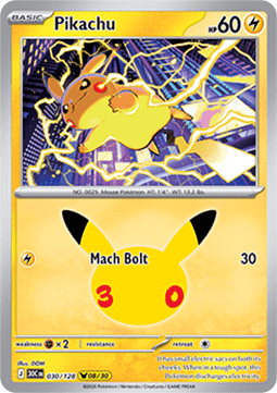 Pokemon TCG Pikachu (30C 030)