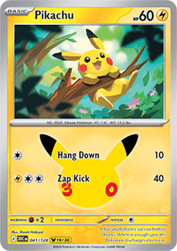 Pokemon TCG Pikachu (30C 041)