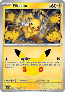 Pokemon TCG Pikachu (30C 044)