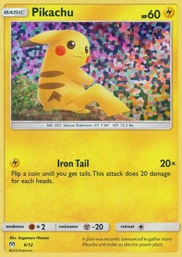Pokemon TCG Pikachu (MCD19 6) Slight Damage