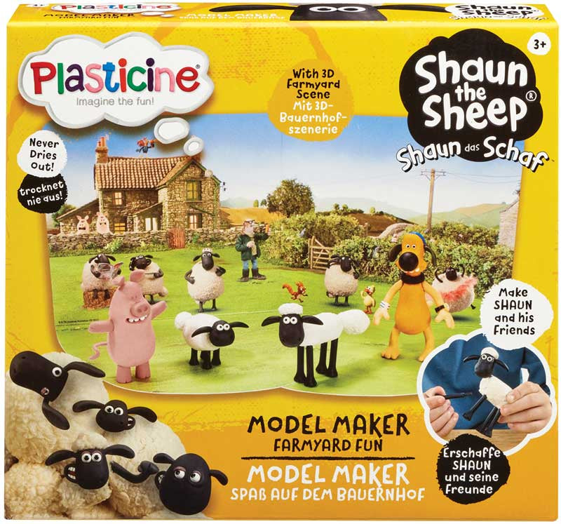 Plasticine - Shaun the Sheep - Model Maker Farmyard Fun