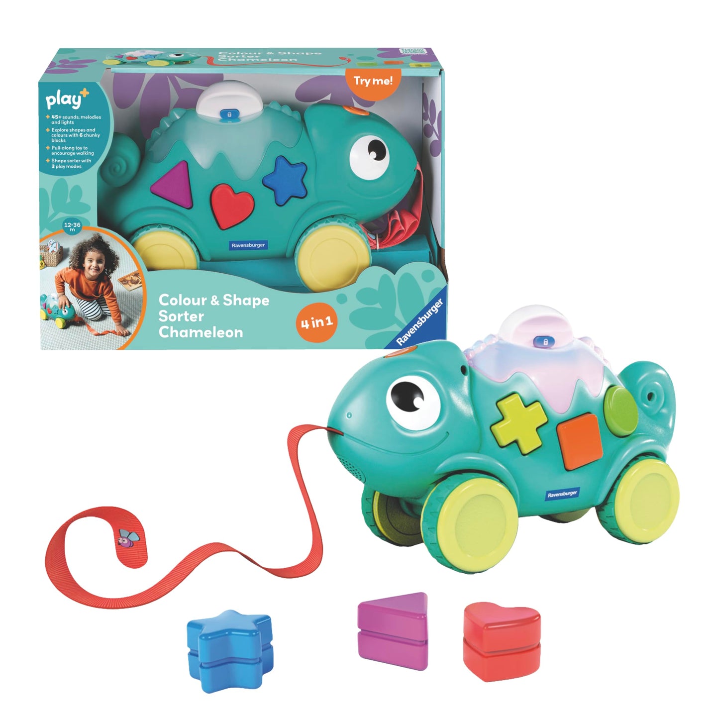 Play+ Shape Sorter Chameleon