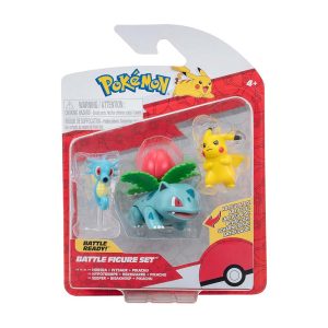 Pokemon Battle Figure Ivysaur Pikachu & Horsea