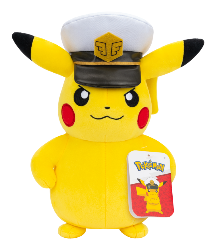 Pokemon 8" Captain Pikachu Plush