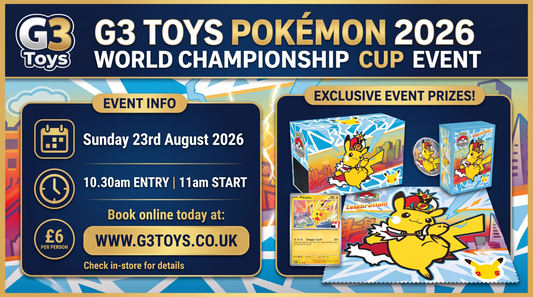 G3 Toys 2026 Pokémon World Championships Celebration Event
