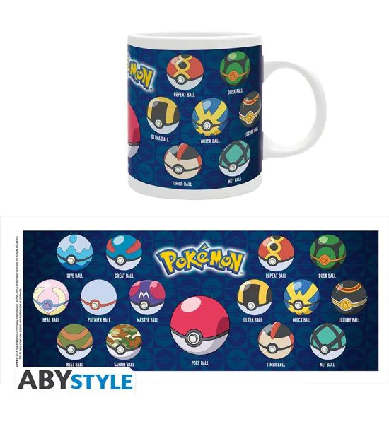 Pokemon Mug 320ml - Ball Varieties