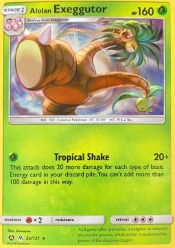 Pokemon TCG - Alolan Exeggutor (FLI 2a)