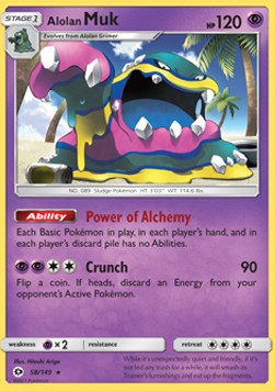 Pokemon TCG - Alolan Muk (SUM 58)