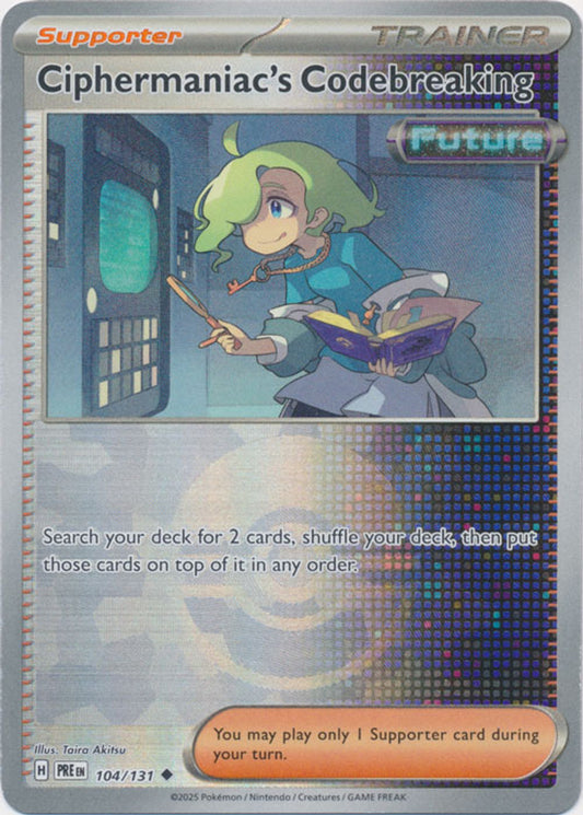 Pokemon TCG - Ciphermaniac's Codebreaking Pokeball - 104/131