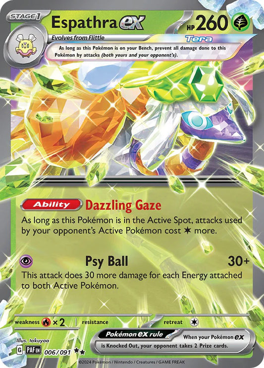 Pokémon TCG Espathra ex (PAF 006)