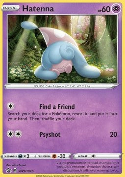 Pokemon TCG - Hatenna (SWSH 040)