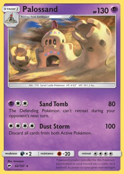 Pokemon TCG - Palossand (BUS 62)