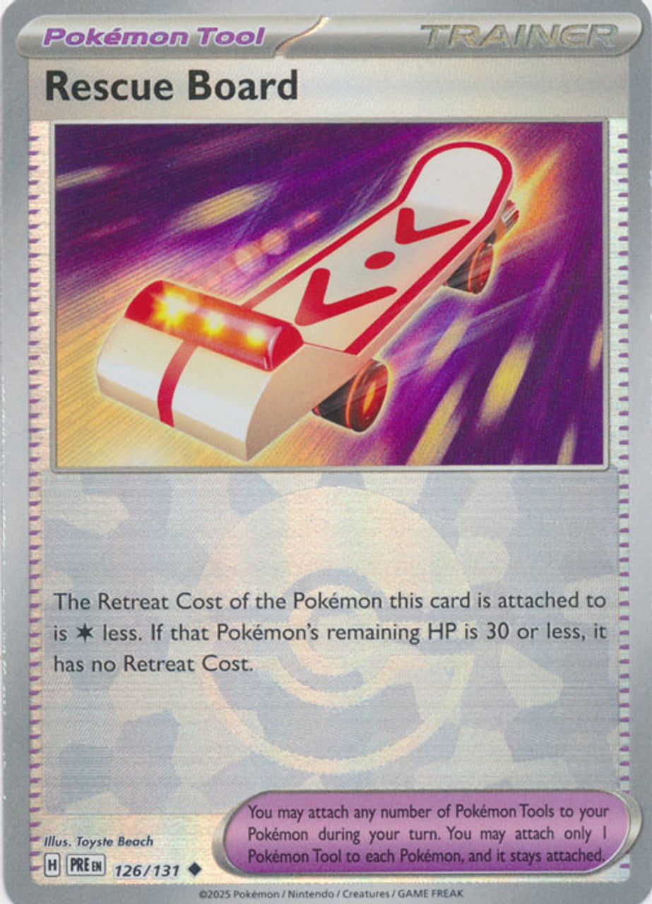 Pokemon TCG Rescue Board Pokeball 126/131