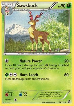 Pokemon TCG - Sawsbuck (BLW 14)