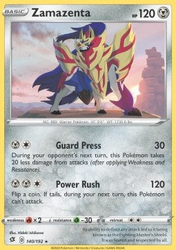 Pokemon TCG - Zamazenta (RCL 140)