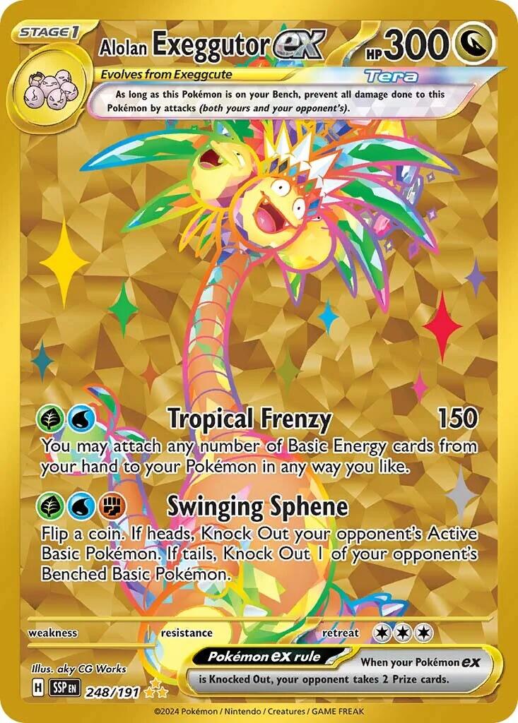 Pokemon TCG Alolan Exeggutor ex (SSP 248)
