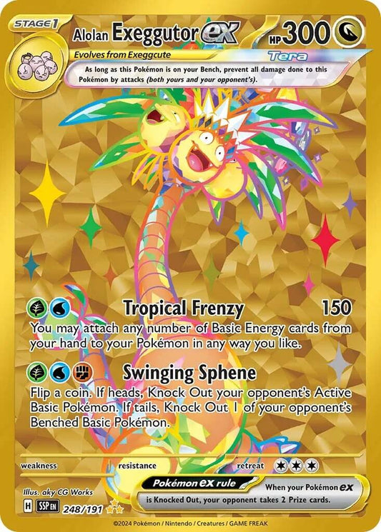 Pokemon TCG Alolan Exeggutor ex (SSP 248)