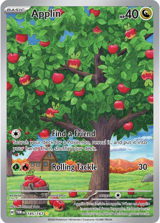 Pokemon TCG Applin (TWM 185)