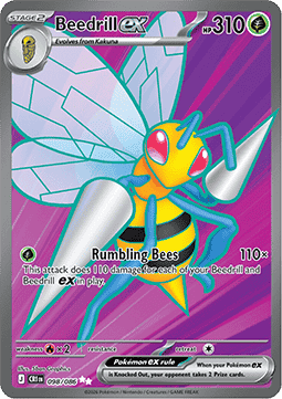 Pokemon TCG Beedrill ex (CRI 098)