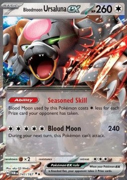 Pokemon TCG Bloodmoon Ursaluna ex (TWM 141)