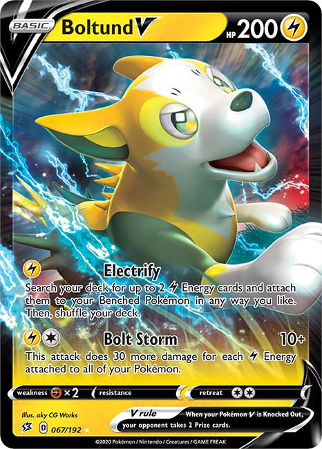 Pokemon TCG Boltund V (RCL 67)