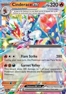 Pokemon TCG Cinderace ex (SCR 028)