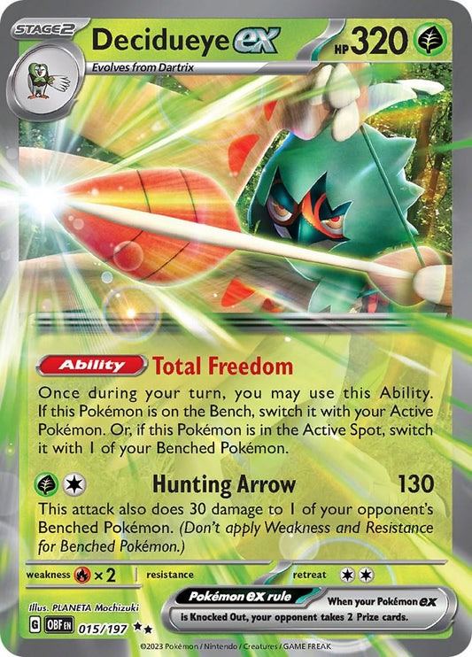 Pokemon TCG Decidueye ex (OBF 015)