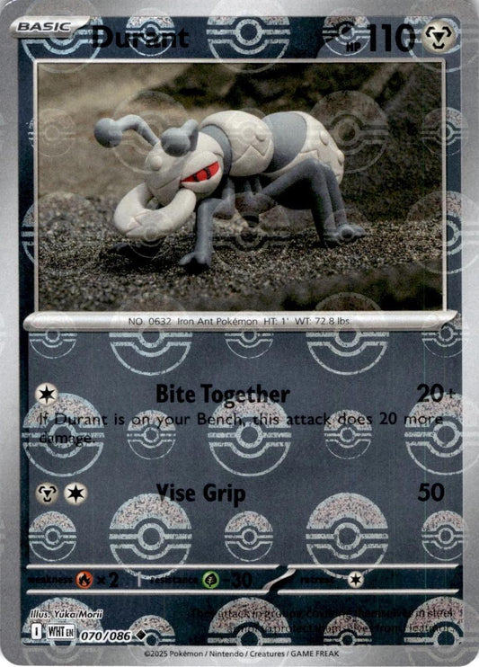 Pokémon TCG Durant (xWHT 070)