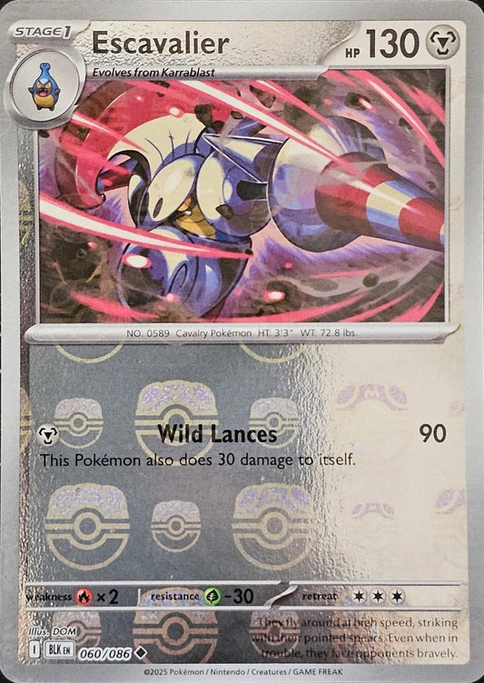 Pokémon TCG Escavalier (xBLK 060)