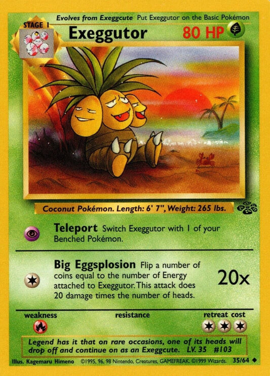 Pokemon TCG Exeggutor (JU 35)